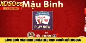 Cách Chơi Mậu Binh Chuẩn Xác Cho Người Mới XOSO66
