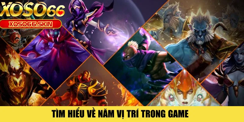 Tìm hiểu về năm vị trí trong game 